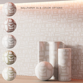 483 Paper Colliding Wallpaper by urbanroad 6 color options