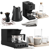 473 сoffee equipment set 02 fully automatic coffee maker & Stagg EKG Kettle