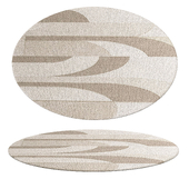 Abstract Contemporary Round Rug 04