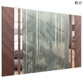 Decor wood Panel 123 Gentle geometry