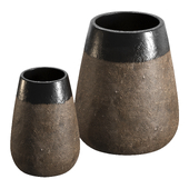 Cylindrical vases (Zara Home)