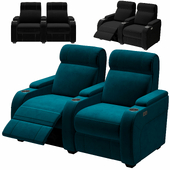 PARAMOUNT+  2 fabric CINEMA seats