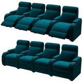 PARAMOUNT+ 4 fabric CINEMA seats