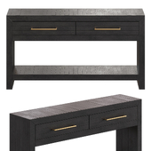 Crate and Barrel Theo Storage Console Table