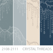 Wallpapers/Crystal threads/Дизайнерские обои/Панно/Фотообои/Фреска