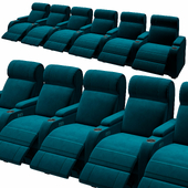PARAMOUNT+ 6 fabric CINEMA seats