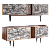 TV stand Village Road by Pieter Breugel T1 - Furny