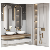 Bathroom furniture N009 in Neoclassic style