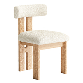 Ceremonie Natural Boucle Dining Chair