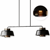 Colin Perforated Metal 2-Light Pendant