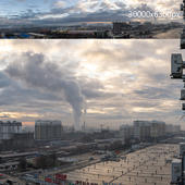 Panorama of the center of Krasnodar. 30k