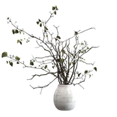 Bouquet of twigs with foliage