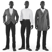 Mannequins in classic suits 2