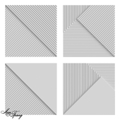 3D panels No. 154-155, 302-303. LepGrand