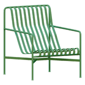 Palisade high lounge chair by Hay