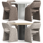 Chair E7.6 and dining table Type D from Ellipse
