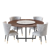 Dining table DENVER and chair NewYork