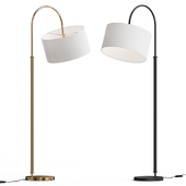 Crate and Barrel Petite Adjustable Arc Floor Lamp