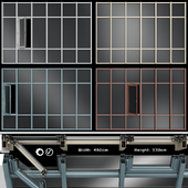 Stained glass aluminum windows