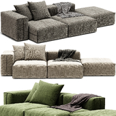 The Squish Sectional Sofa Ottoman