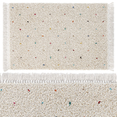 Children's carpet in multicolored polka dots, Javi from LA REDOUTE INTERIEURS