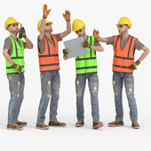 Construction Engineer 04 pose