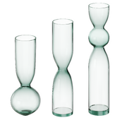 Canopy Trio Recycled Glass Vases Set by West Elm