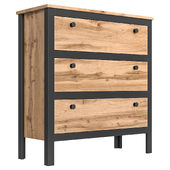 Chest of drawers Loft from Black Red White