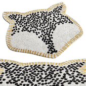 Lisica Animal Face Organic Cotton Rug By La Redoute