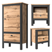 Loft nightstands from Black Red White