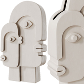 PICASSO Cubist Style Ceramic Vase by THE TROPHY WIFE