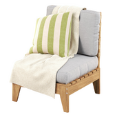 HATTHOLMEN Soft garden chair | IKEA