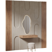 Dressing table with mirror Pinterest Wood Rood