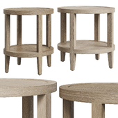Restoration Hardware side tables French Contemporary