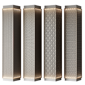 Metal columns with perforation No. 6