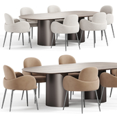 Wave bukle Chair and_Vida conference Table