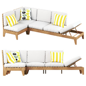 HATTHOLMEN Модульный угловой диван 3-местный | IKEA