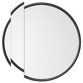 SPLIT MIRROR ROUND by LEE BROOM Mirror 10