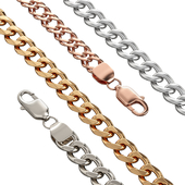 Metal chain/chain with carabiner clasp