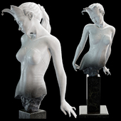 Harlequin sculpture