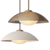 west elm Bezel Perforated Metal Pendant Lamp