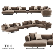 (OM) Modular series of sofas "TAKT S2" Tok Furniture