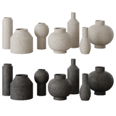 RH Geometric vases set