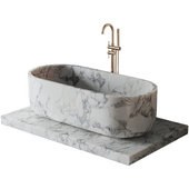 Designo Marble Freestanding Stone Bath 1780