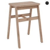 Angle foldable stool by Jonas Herman
