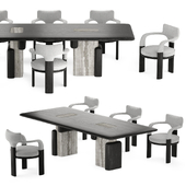 Table and chairs elvemobilya