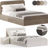 Modern Wood Panel Included Bed By litfad