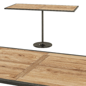 Flossy restaurant large rectangle table / Прямоугольный ресторанный столик