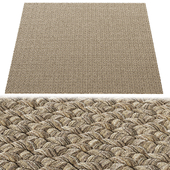 Rope Wicker Rectangle Carpet / Прямоугольный плетеный ковер