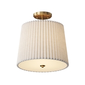 AllMODERN Anish Light Fabric Semi Flush Mount Ceiling Lamp